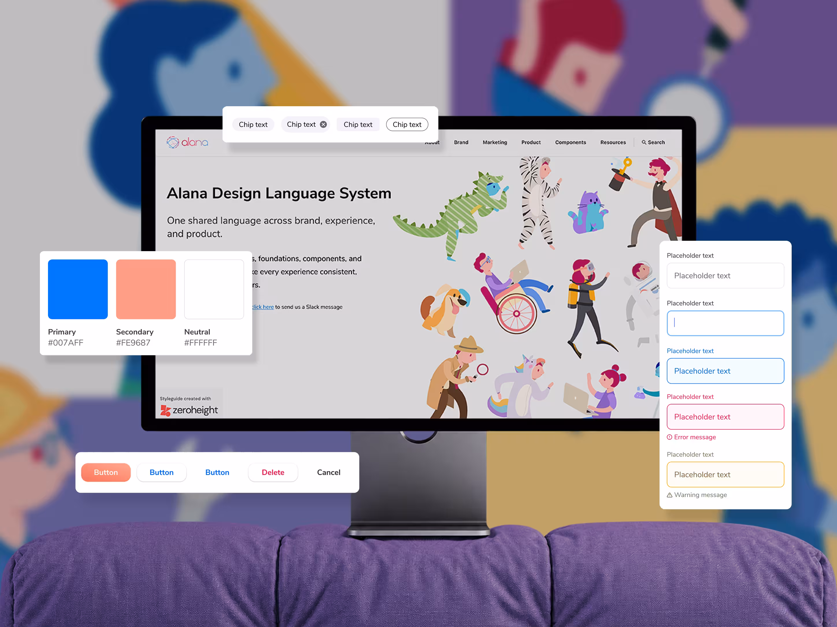 Alana Design Language System overview